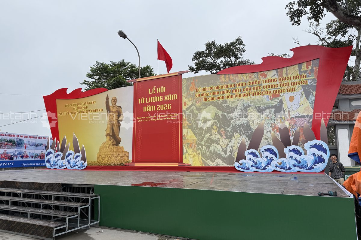Sân khấu Lễ hội Từ Lương Xâm tại Hải Phòng