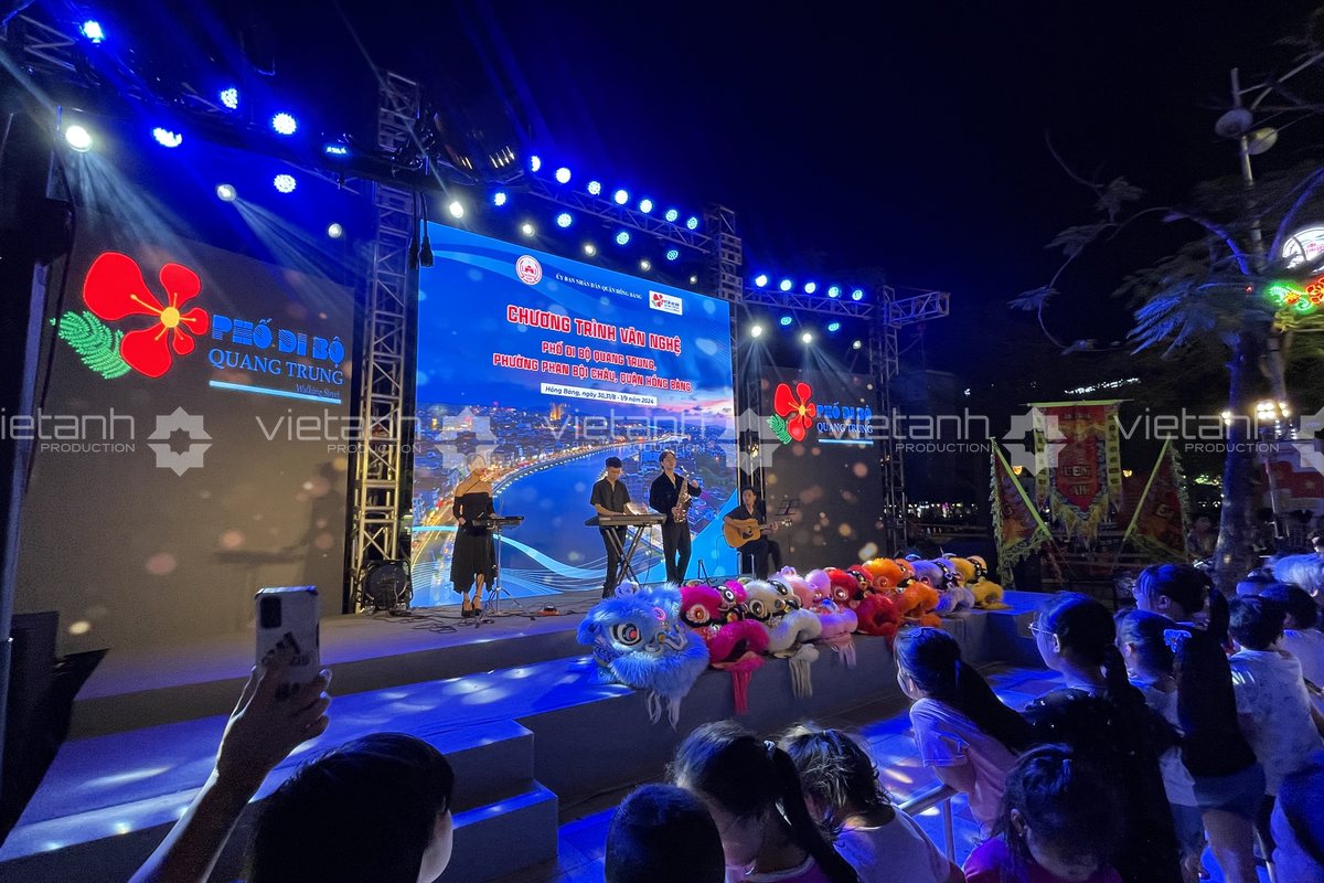 Sân khấu LED âm thanh ánh sáng tại Hải Phòng