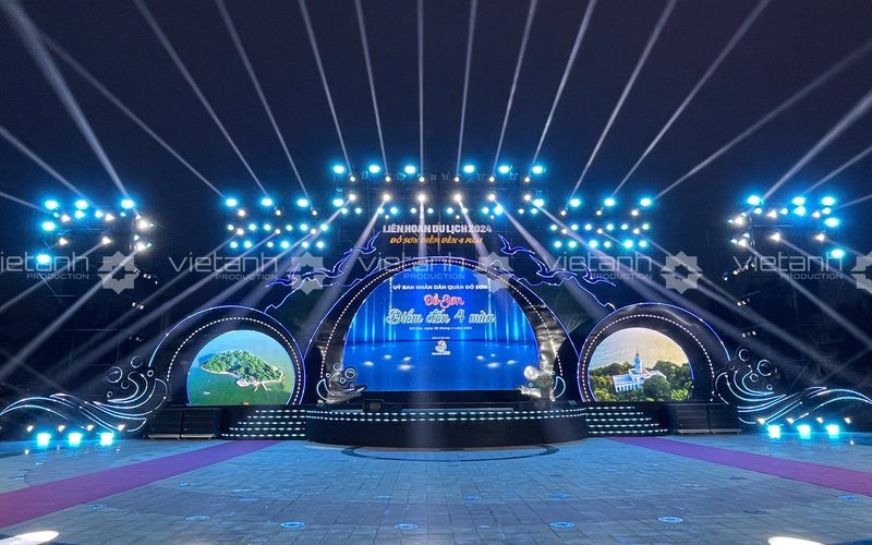 Sân khấu LED và hệ thống ánh sáng của Liên hoan Du lịch Đồ Sơn 2024