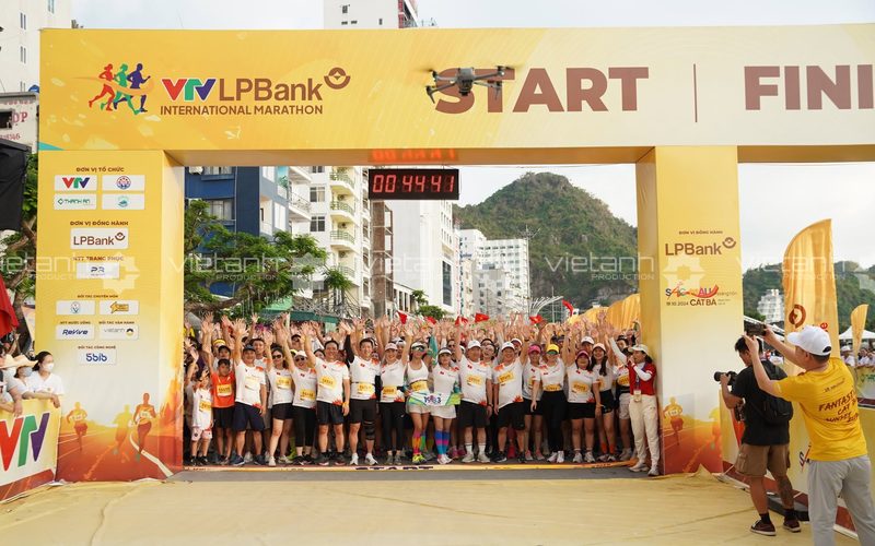 Thời điểm xuất phát Giải Marathon VTV LPBank Cát Bà 2024