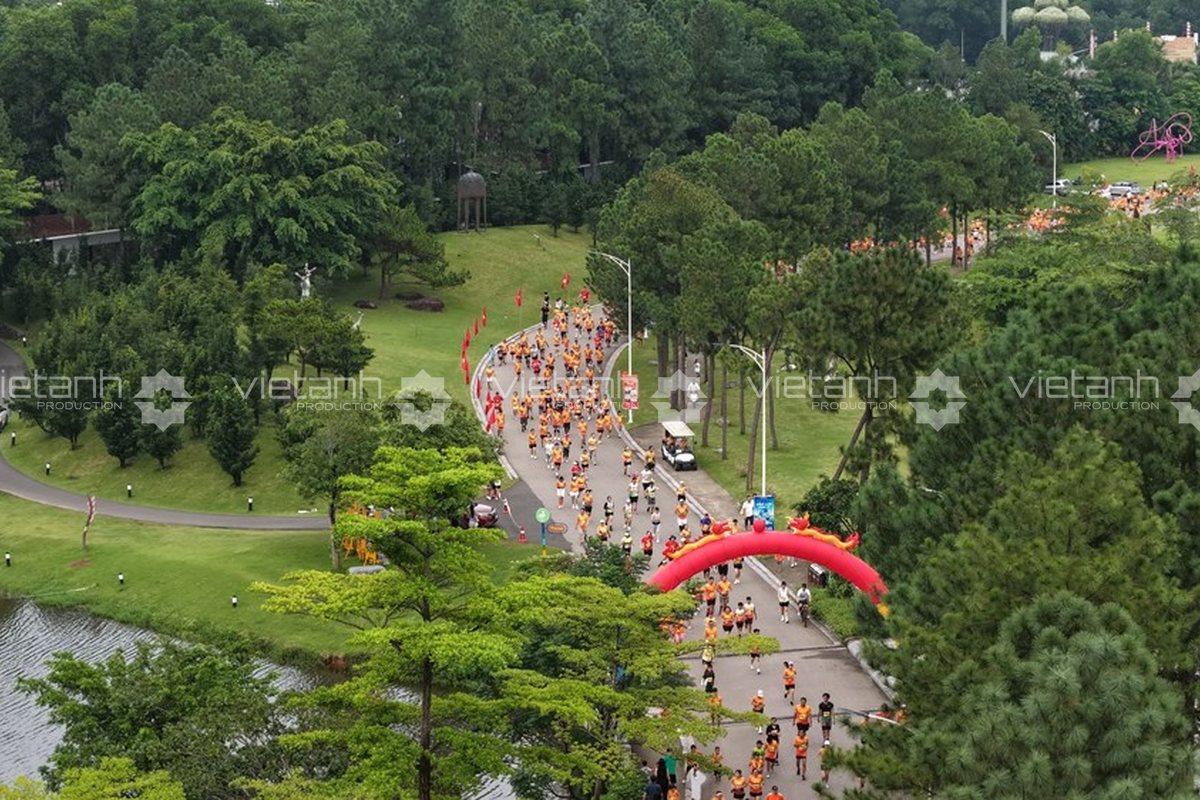 Toàn cảnh giải chạy tại Hải Phòng do Viet Anh Production triển khai