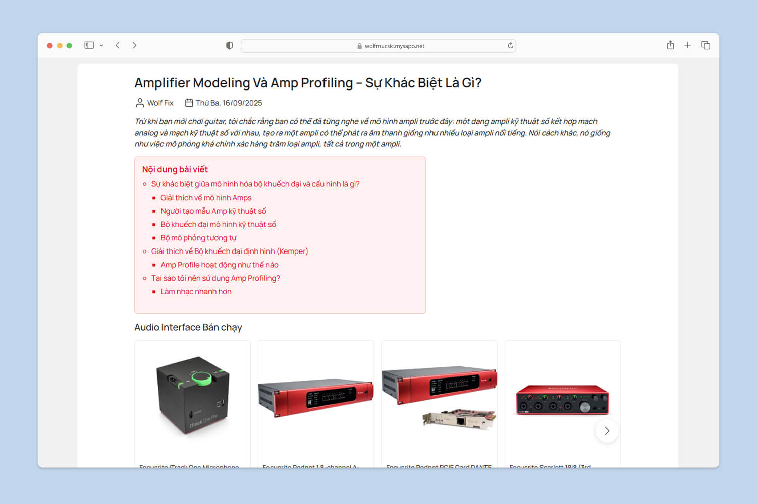 Mục lục tin tức