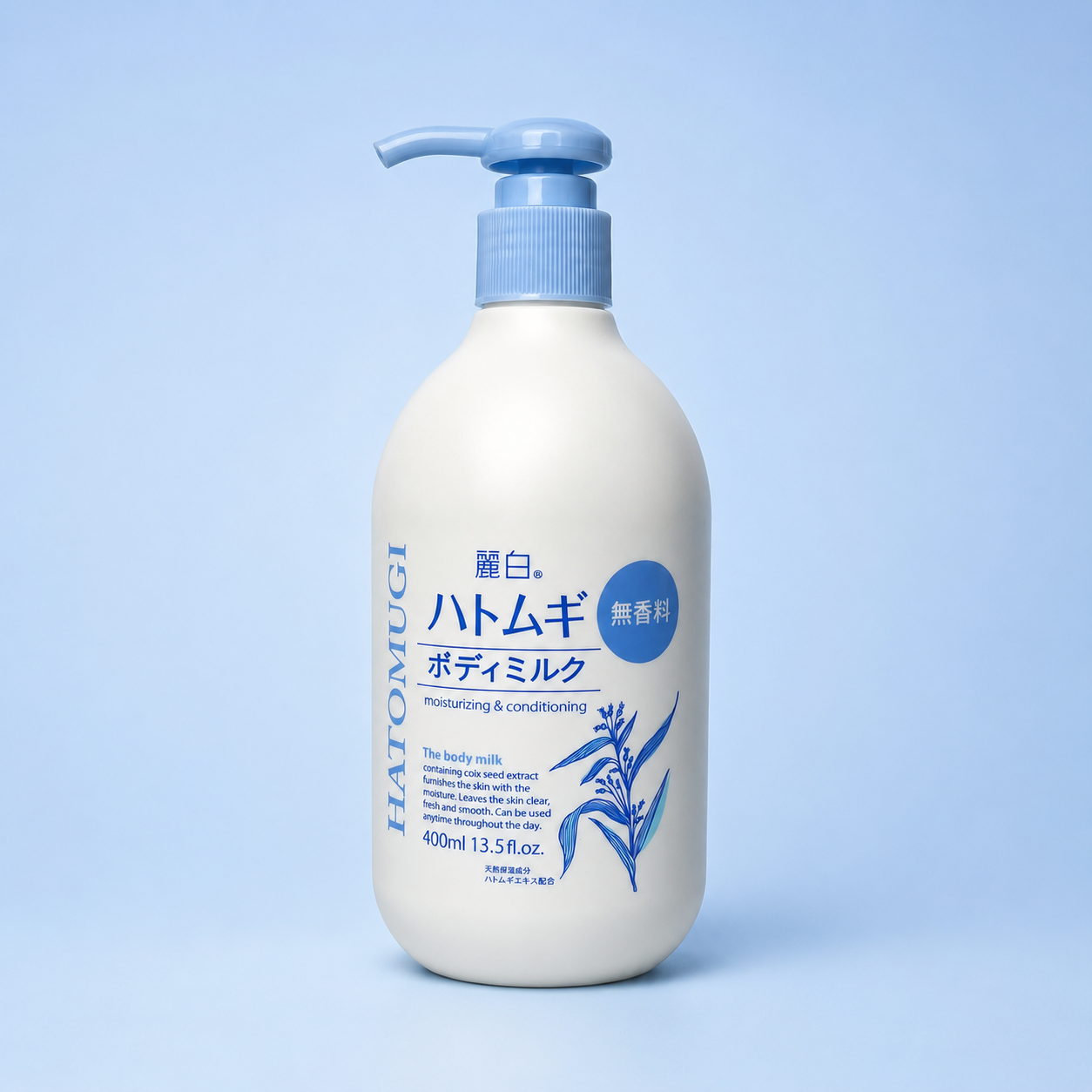 Kumano Sữa Dưỡng Thể Dùng Ban Đêm Hatomugi - Không Mùi Hương 400Ml Hatomugi The Body Milk