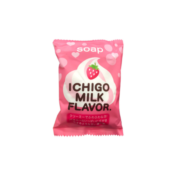 Xà phòng Pelican chiết xuất từ sữa và dâu tây 80g