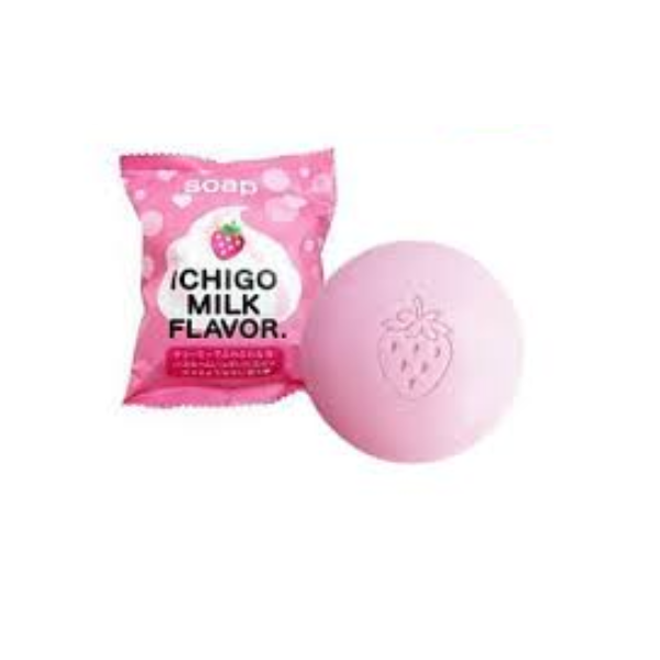 Xà phòng Pelican chiết xuất từ sữa và dâu tây 80g