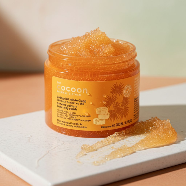 COCOON - Đường thốt nốt An Giang làm sạch da chết cơ thể 200ML