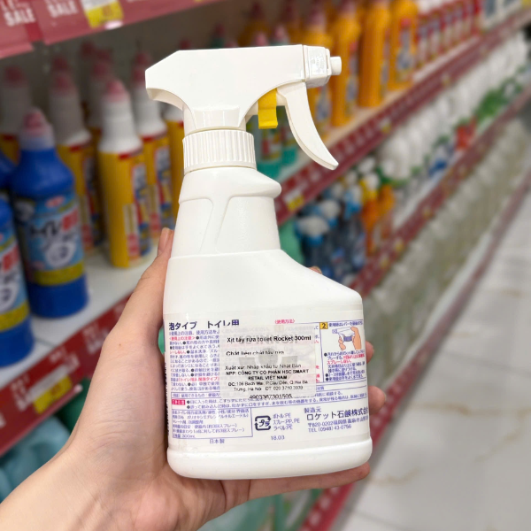 Xịt tẩy rửa bồn cầu dạng bọt 300ml
