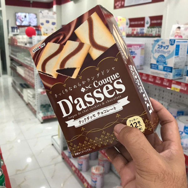 Bánh quy Sanritsu Couque D'asses nhân socola