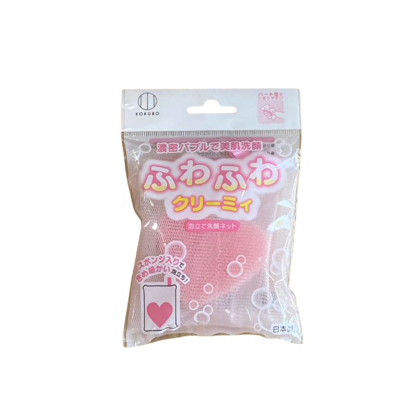 Lưới mút tạo bọt rửa mặt hình trái tim