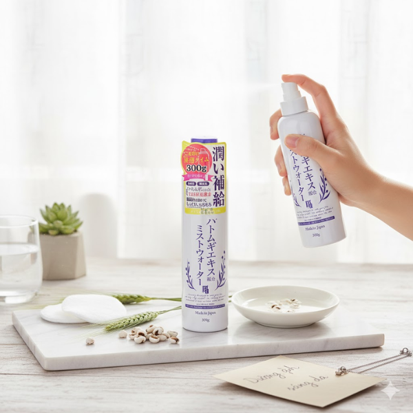 Xịt khoáng Hatomugi Extract Platinum Label chiết xuất hạt ý dĩ dưỡng ẩm sáng da 300g