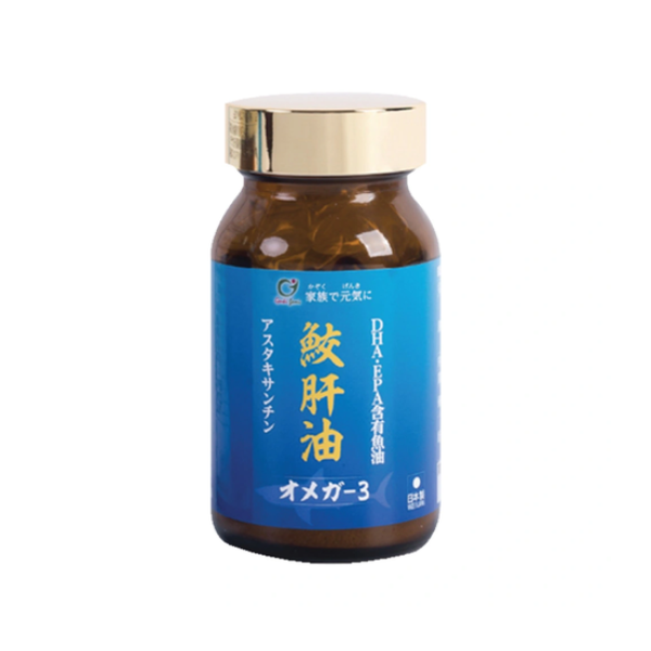 Viên uống Omega 3 Genkifami chiết xuất dầu gan cá hộp 90 viên