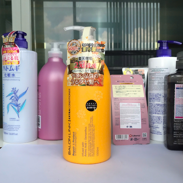 Dầu xả siêu dưỡng phục hồi tóc hư tổn chứa chiết xuất hoa mộc vàng Salon Link (1000ml)