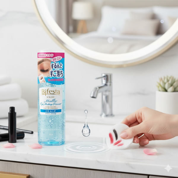 Nước tẩy trang mắt & môi Bifesta Micellar Eye & Lip Remover 145ml