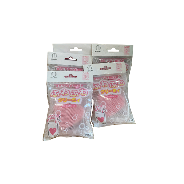 Lưới mút tạo bọt rửa mặt hình trái tim
