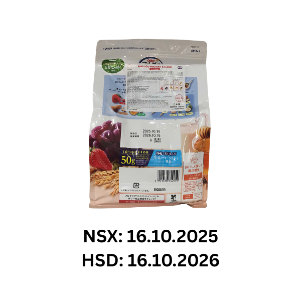 Ngũ cốc trái cây Calbee 600g ( ít đường)