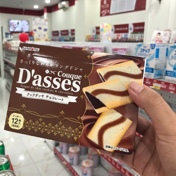 Bánh quy Sanritsu Couque D'asses nhân socola