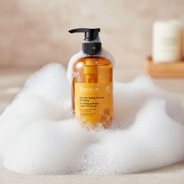 COCOON - Gel tắm đường thốt nốt An Giang 500ML