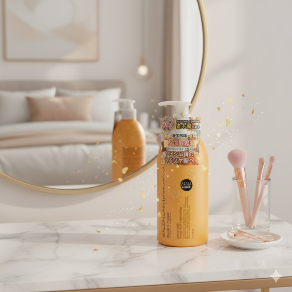 Dầu xả siêu dưỡng phục hồi tóc hư tổn chứa chiết xuất hoa mộc vàng Salon Link (1000ml)