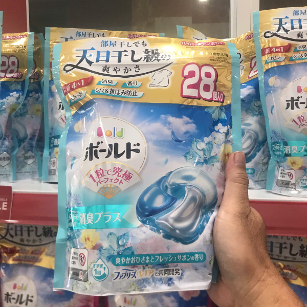 Viên giặt Bold xanh 28 viên