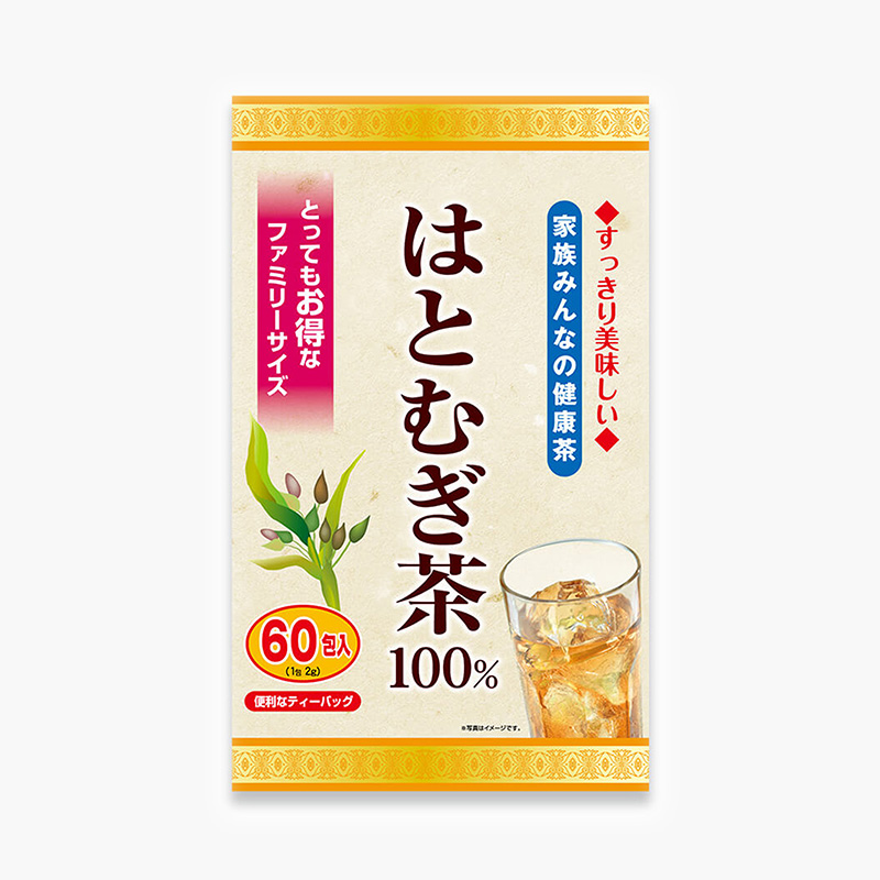 Trà hạt ý dĩ Yuwa không chứa caffeine, giúp thanh nhiệt cơ thể gói 60 túi lọc