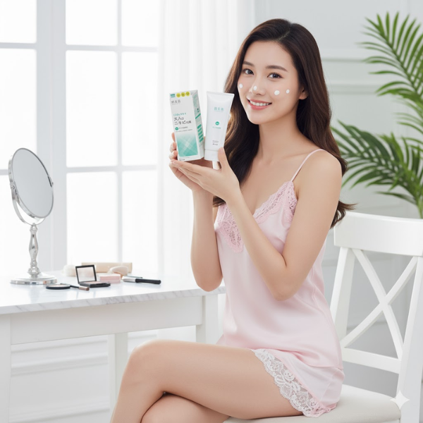 Sữa rửa mặt Kracie Hadabisei trị mụn 110g