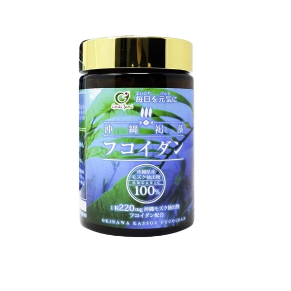 Viên uống tảo nâu ngăn ngừa và hỗ trợ điều trị ung thư Genkifami Fucoidan 150 viên