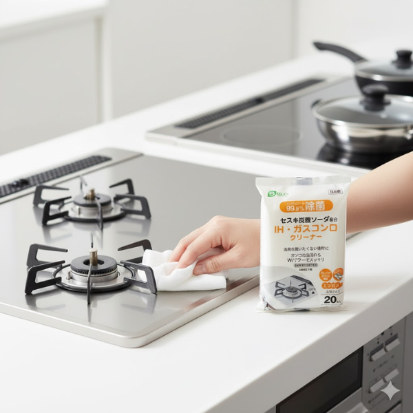 Khăn ướt S Select vệ sinh bếp từ & bếp ga (gói 20 miếng)