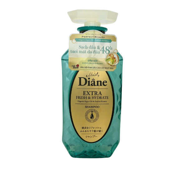 Dầu gội Moist Diane Extra Fresh & Hydrate (kiểm soát dầu) - 450ml