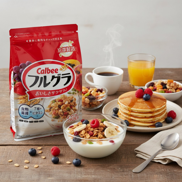 Ngũ cốc trái cây Calbee 600g