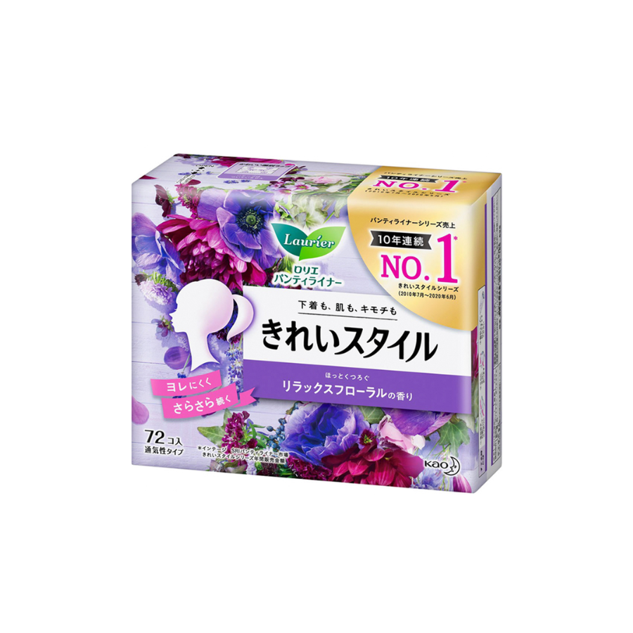 Băng vệ sinh hàng ngày siêu mỏng hương hoa Kao Laurie (Tím - Hương hoa)