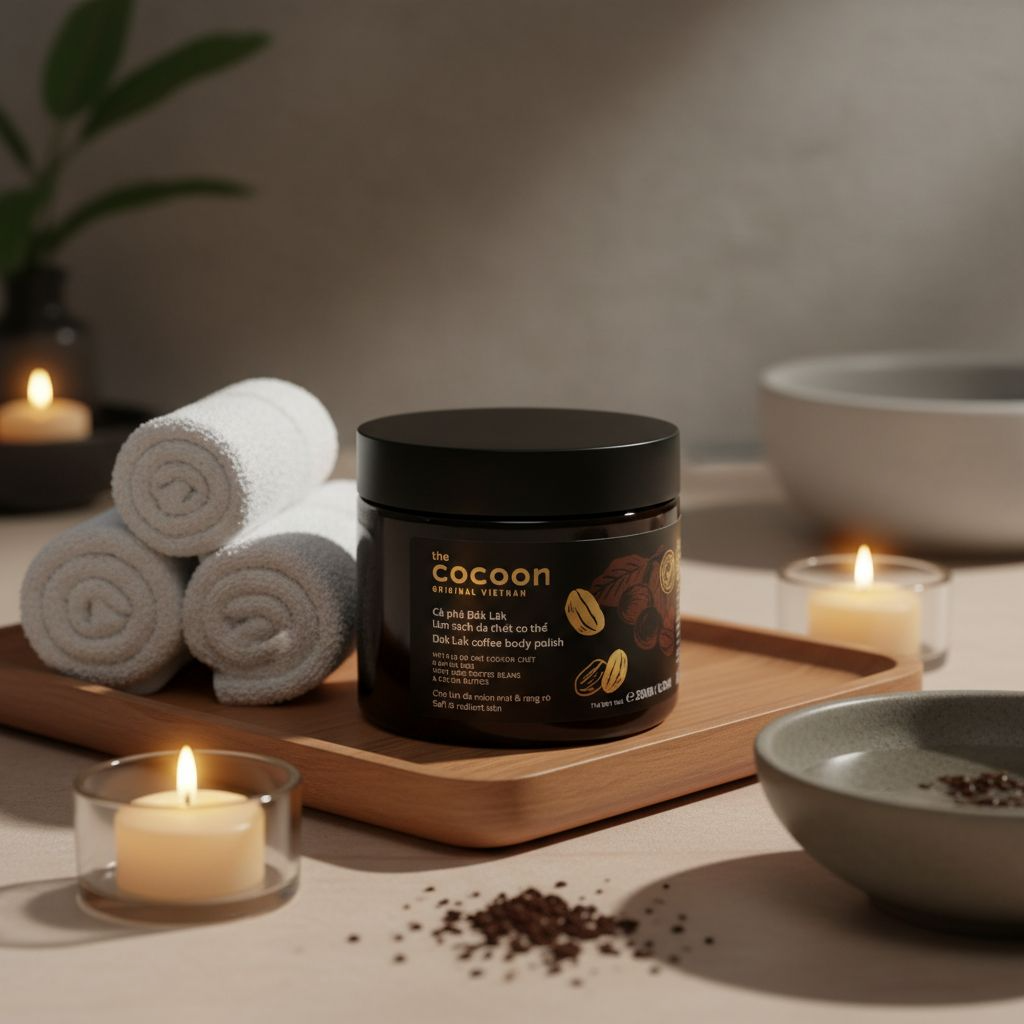 COCOON - Cà phê Đắk Lắk làm sạch da chết cơ thể 200ML