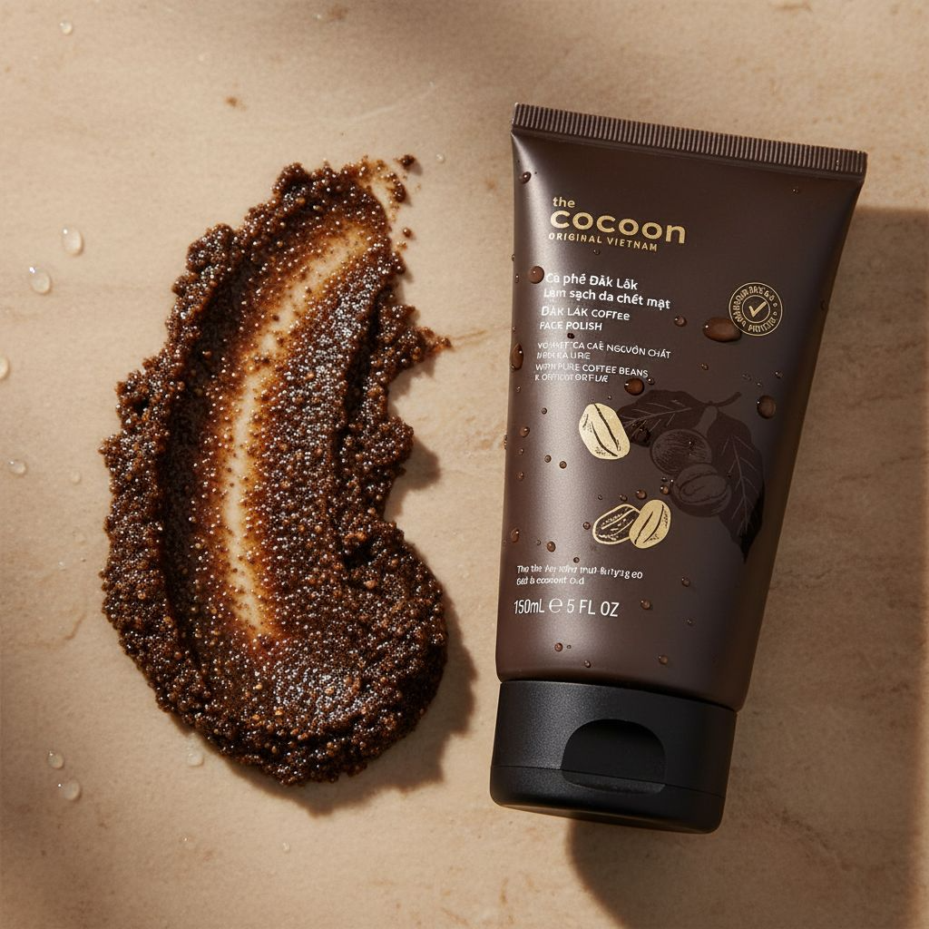 COCOON - Cà phê Đắk Lắk làm sạch da chết mặt 150ML