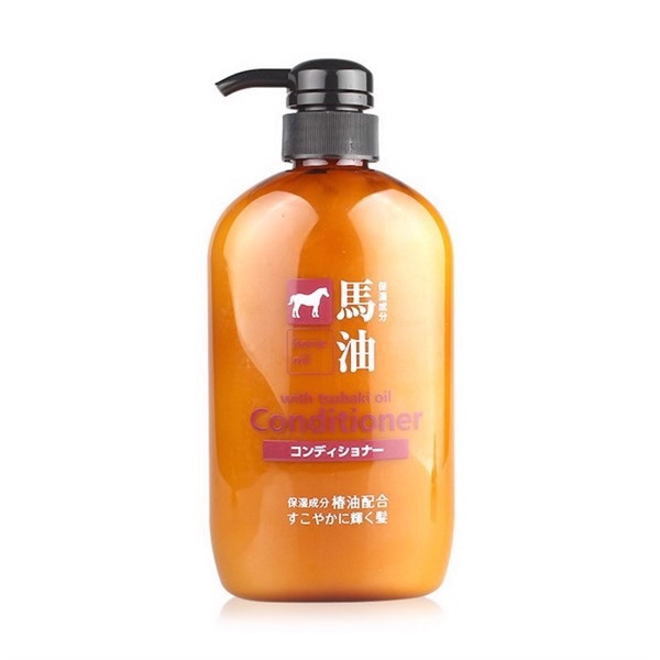 Kumano Dầu Xả Dưỡng Ẩm Tóc Cosme Station Chiết Xuất Từ Dầu Ngựa 600ml Cosme Station Horse Oil Conditioner