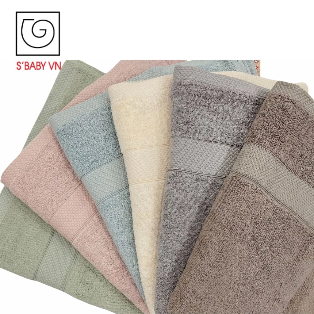 Khăn tắm sợi sồi S'Baby 70x140cm