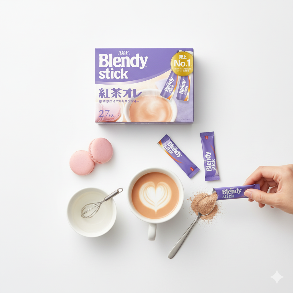 Hồng trà sữa Blendy 256.5g  (9.5g*27 gói)/ hộp, T6
