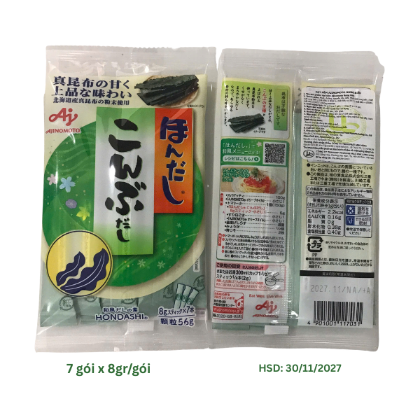 Hạt nêm Ajinomoto rong biển 56g/túi