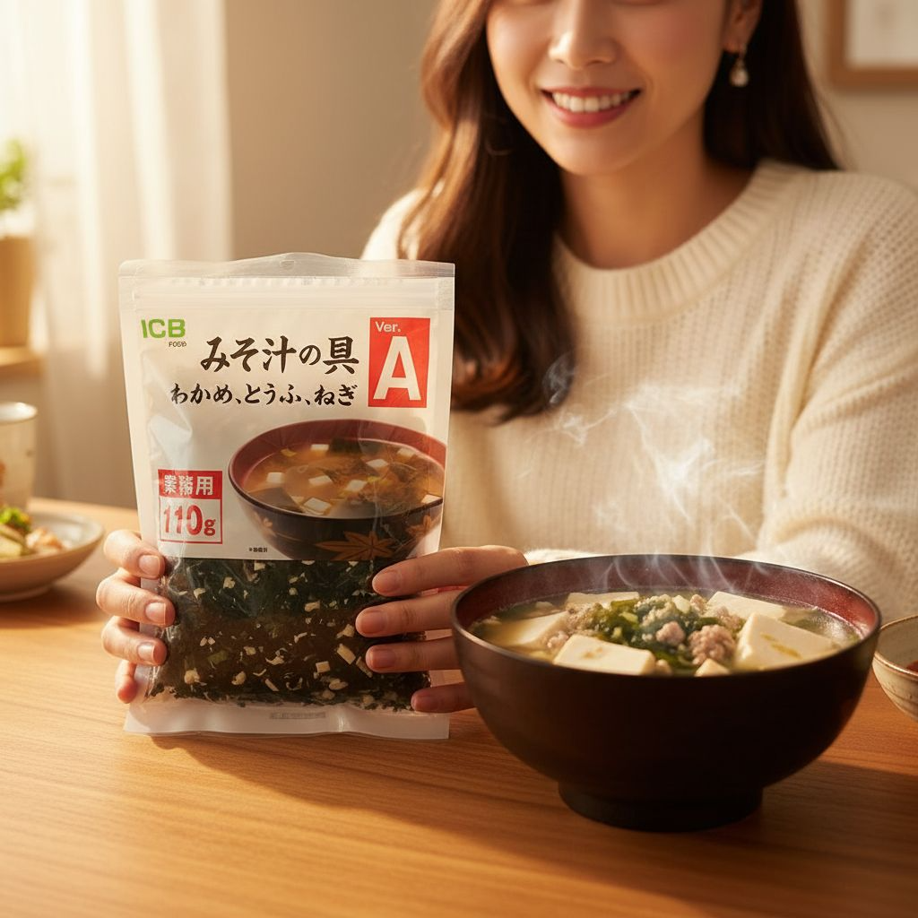 Canh rong biển đậu hủ ICB, 110g/gói, 30 gói/ thùng