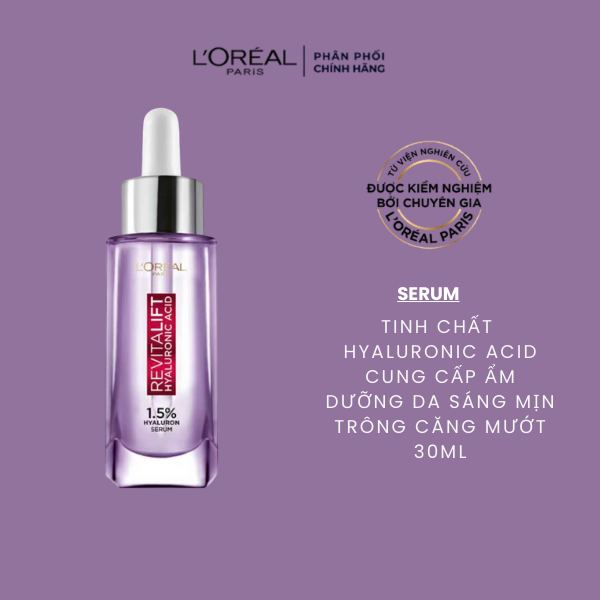DƯỠNG CHẤT CẤP ẨM 30ML (LP RV 1.5 HA) -SERUM HA CẤP ẨM CĂNG MỊN DA LOREAL