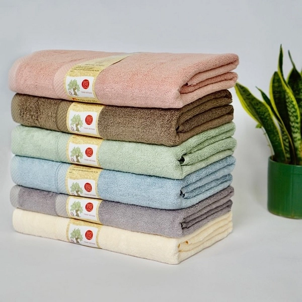 Khăn tắm sợi tre S'Baby Uchibaby 60x120 cm (nhiều màu)