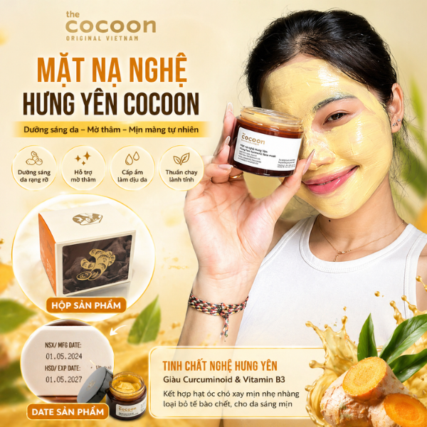 COCOON Mặt nạ nghệ Hưng Yên 30ML