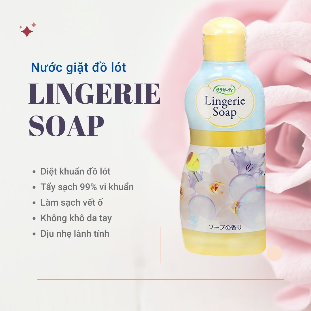 Nước giặt đồ lót Lingerie Kobayashi 120ml