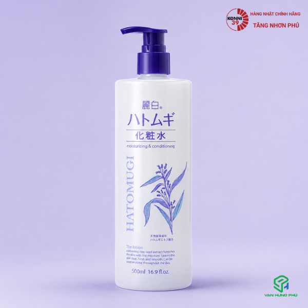 NƯỚC HOA HỒNG Ý DĨ HATOMUGI 500ML