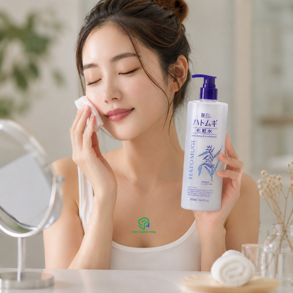 NƯỚC HOA HỒNG Ý DĨ HATOMUGI 500ML