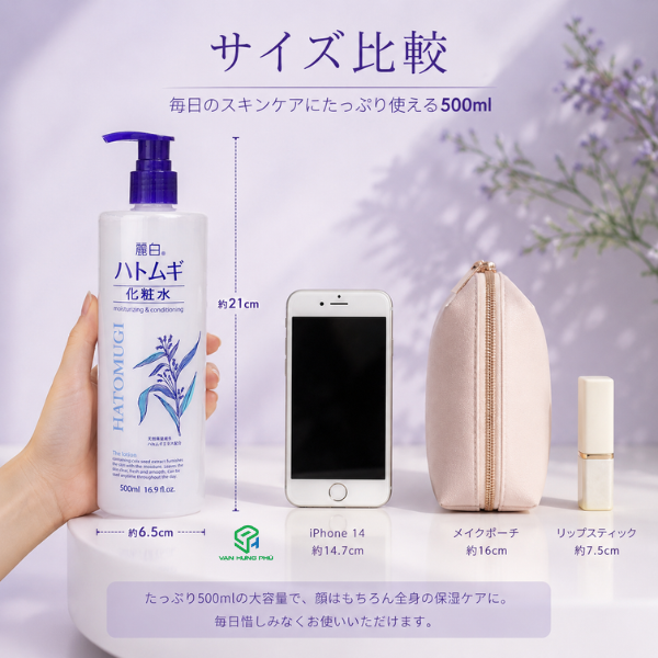 NƯỚC HOA HỒNG Ý DĨ HATOMUGI 500ML