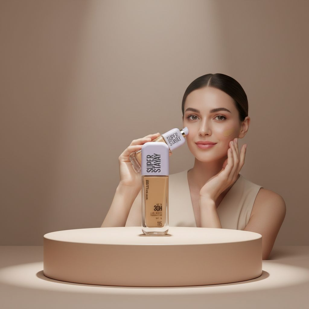 KEM NỀN CHE PHỦ NHẸ MẶT 115 (LUMI) - KEM NỀN LUMI MATTE #115 MAYBELLINE