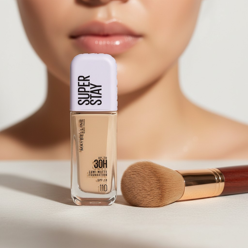 KEM NỀN CHE PHỦ NHẸ MẶT 110 - KEM NỀN LUMI MATTE #110 MAYBELLINE