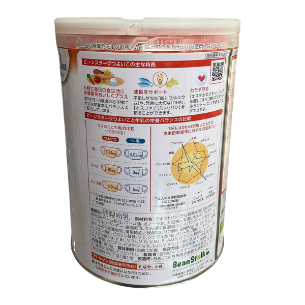 SPDD cho trẻ từ 9 tháng - 3 tuổi - BeanStalk Tsuyoiko 800g