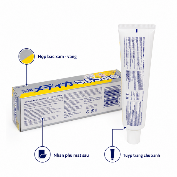 Kem đánh răng muối Sunstar 170g