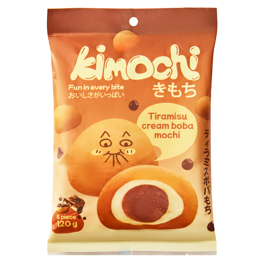 BÁNH MOCHI TIRAMISU KEM TRÂN CHÂU (KIMOCHI TIRAMISU CREAM BOBA)  120G