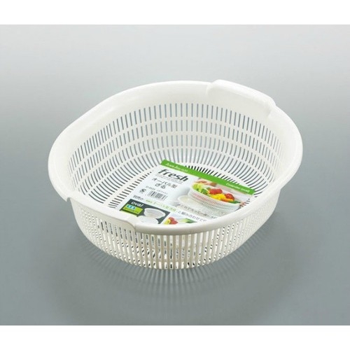 Rổ nhựa Sanada hình oval 5.3L - trắng